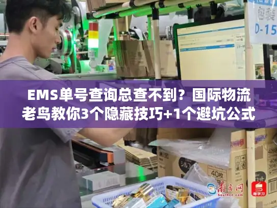EMS单号查询总查不到？国际物流老鸟教你3个隐藏技巧+1个避坑公式