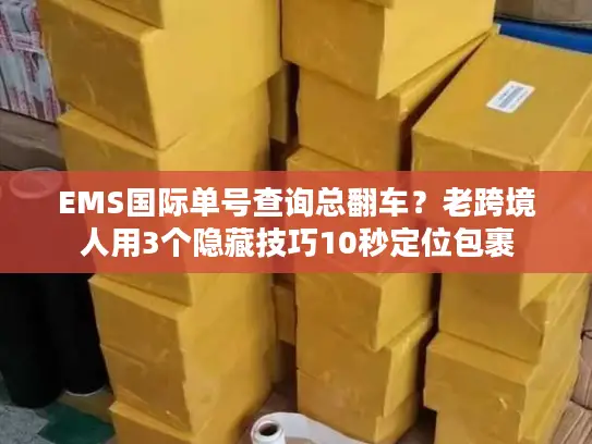 EMS国际单号查询总翻车？老跨境人用3个隐藏技巧10秒定位包裹