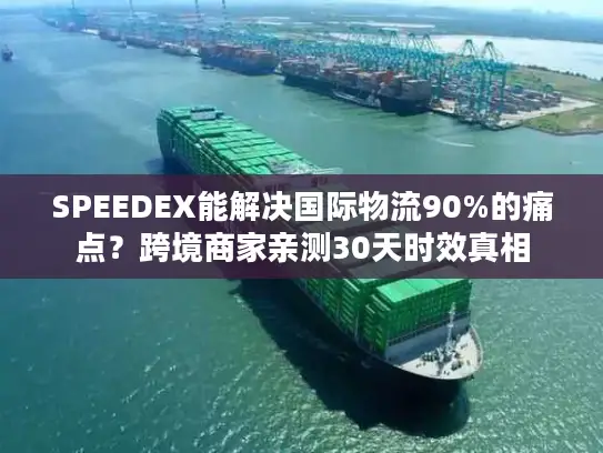 SPEEDEX能解决国际物流90%的痛点？跨境商家亲测30天时效真相