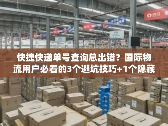 快捷快递单号查询总出错？国际物流用户必看的3个避坑技巧+1个隐藏工具