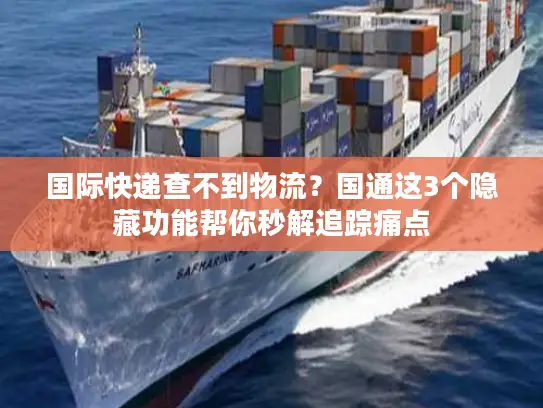 国际快递查不到物流？国通这3个隐藏功能帮你秒解追踪痛点
