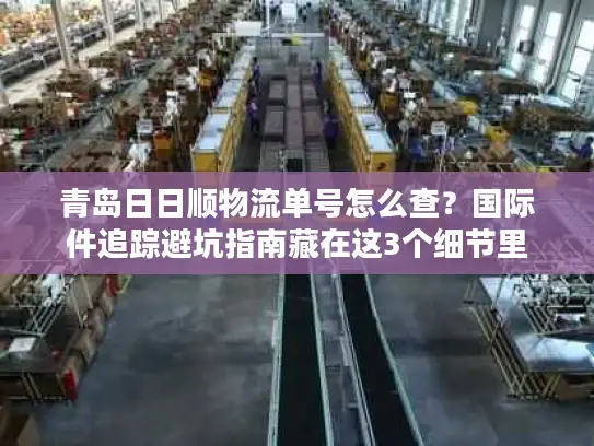青岛日日顺物流单号怎么查？国际件追踪避坑指南藏在这3个细节里