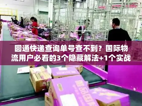 圆通快递查询单号查不到？国际物流用户必看的3个隐藏解法+1个实战案例