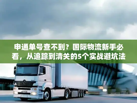 申通单号查不到？国际物流新手必看，从追踪到清关的5个实战避坑法