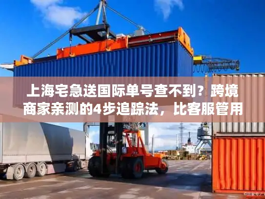 上海宅急送国际单号查不到？跨境商家亲测的4步追踪法，比客服管用10倍