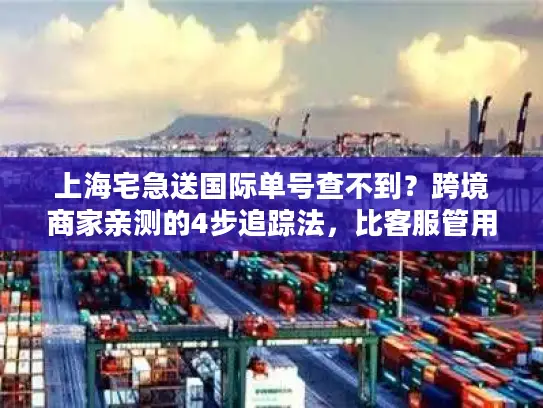 上海宅急送国际单号查不到？跨境商家亲测的4步追踪法，比客服管用10倍