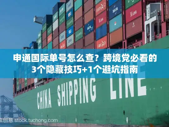 申通国际单号怎么查？跨境党必看的3个隐藏技巧+1个避坑指南