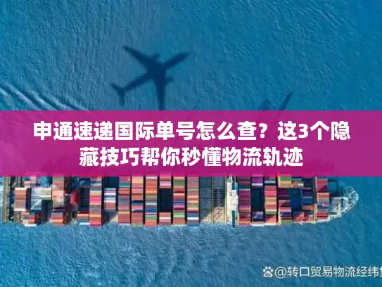 申通速递国际单号怎么查？这3个隐藏技巧帮你秒懂物流轨迹