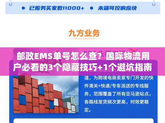 邮政EMS单号怎么查？国际物流用户必看的3个隐藏技巧+1个避坑指南