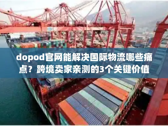 dopod官网能解决国际物流哪些痛点？跨境卖家亲测的3个关键价值