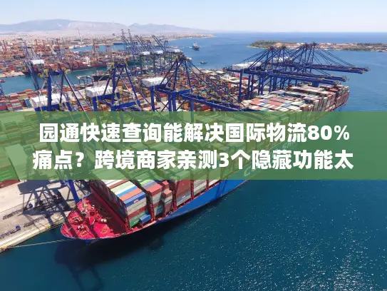 园通快速查询能解决国际物流80%痛点？跨境商家亲测3个隐藏功能太好用！