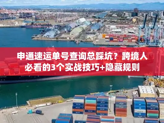 申通速运单号查询总踩坑？跨境人必看的3个实战技巧+隐藏规则