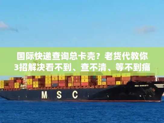 国际快递查询总卡壳？老货代教你3招解决看不到、查不清、等不到痛点