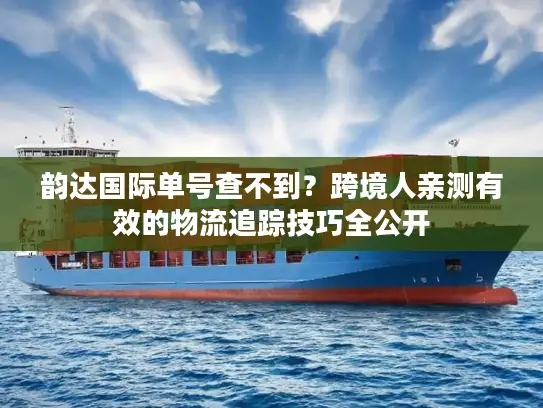 韵达国际单号查不到？跨境人亲测有效的物流追踪技巧全公开