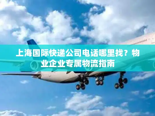 上海国际快递公司电话哪里找？物业企业专属物流指南