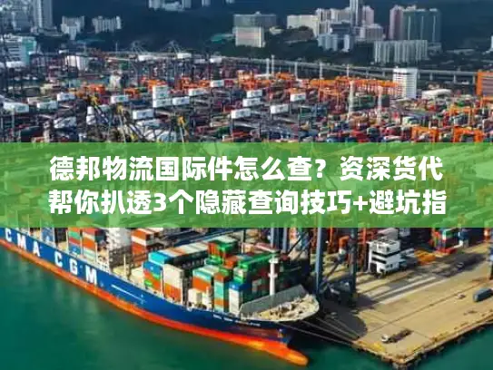德邦物流国际件怎么查？资深货代帮你扒透3个隐藏查询技巧+避坑指南