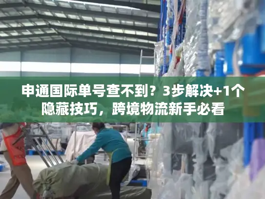 申通国际单号查不到？3步解决+1个隐藏技巧，跨境物流新手必看