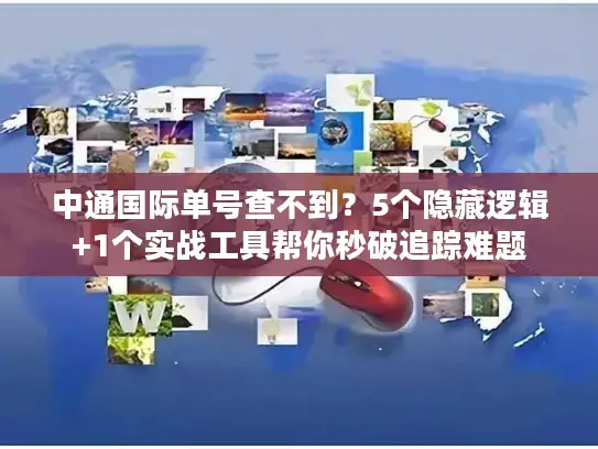 中通国际单号查不到？5个隐藏逻辑+1个实战工具帮你秒破追踪难题