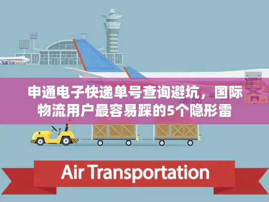 申通电子快递单号查询避坑，国际物流用户最容易踩的5个隐形雷
