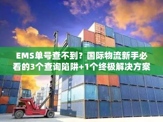EMS单号查不到？国际物流新手必看的3个查询陷阱+1个终极解决方案