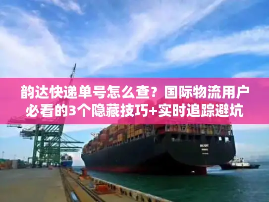 韵达快递单号怎么查？国际物流用户必看的3个隐藏技巧+实时追踪避坑指南