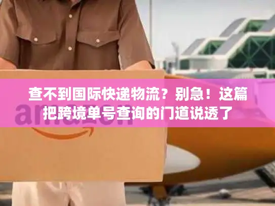 查不到国际快递物流？别急！这篇把跨境单号查询的门道说透了