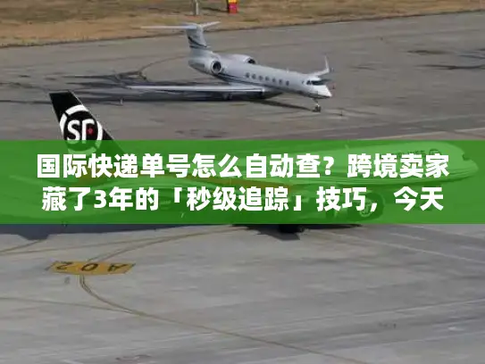 国际快递单号怎么自动查？跨境卖家藏了3年的「秒级追踪」技巧，今天说透！
