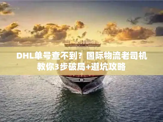 DHL单号查不到？国际物流老司机教你3步破局+避坑攻略