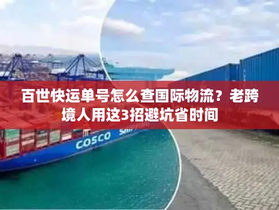 百世快运单号怎么查国际物流？老跨境人用这3招避坑省时间