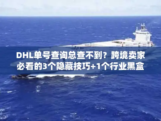 DHL单号查询总查不到？跨境卖家必看的3个隐藏技巧+1个行业黑盒