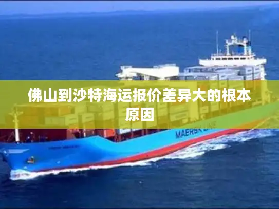 佛山到沙特海运报价差异大的根本原因