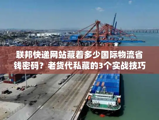 联邦快递网站藏着多少国际物流省钱密码？老货代私藏的3个实战技巧首次公开