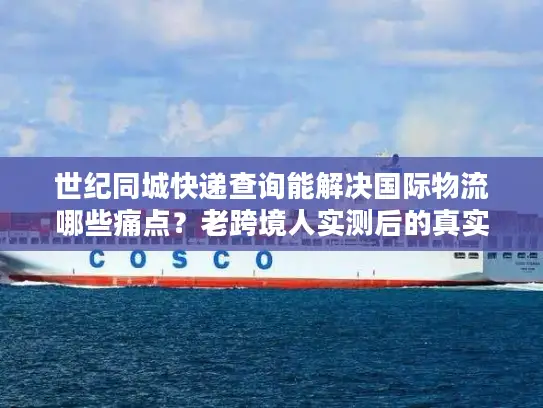 世纪同城快递查询能解决国际物流哪些痛点？老跨境人实测后的真实答案