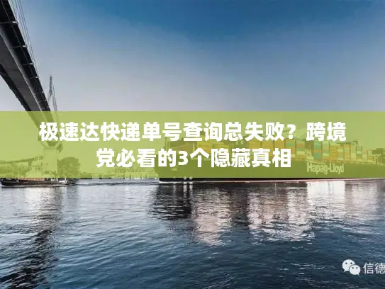 极速达快递单号查询总失败？跨境党必看的3个隐藏真相