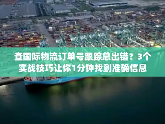 查国际物流订单号跟踪总出错？3个实战技巧让你1分钟找到准确信息