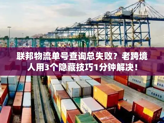 联邦物流单号查询总失败？老跨境人用3个隐藏技巧1分钟解决！