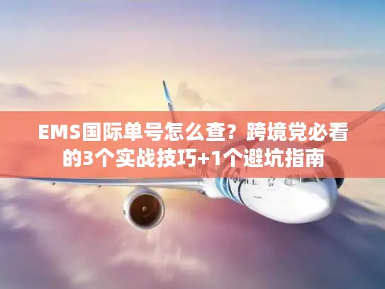 EMS国际单号怎么查？跨境党必看的3个实战技巧+1个避坑指南