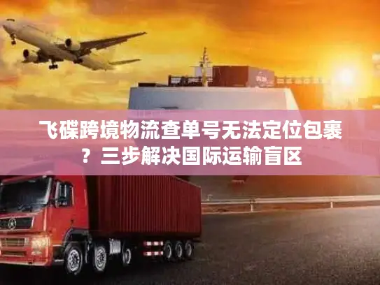 飞碟跨境物流查单号无法定位包裹？三步解决国际运输盲区