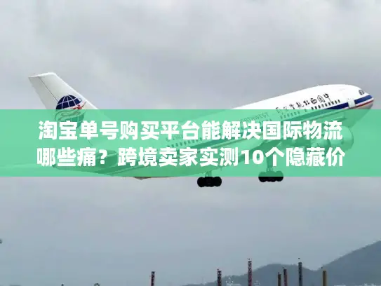 淘宝单号购买平台能解决国际物流哪些痛？跨境卖家实测10个隐藏价值