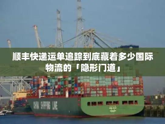 顺丰快递运单追踪到底藏着多少国际物流的「隐形门道」