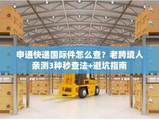 申通快递国际件怎么查？老跨境人亲测3种秒查法+避坑指南