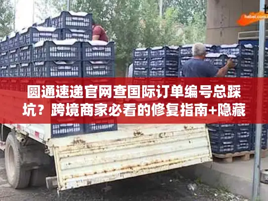 圆通速递官网查国际订单编号总踩坑？跨境商家必看的修复指南+隐藏功能