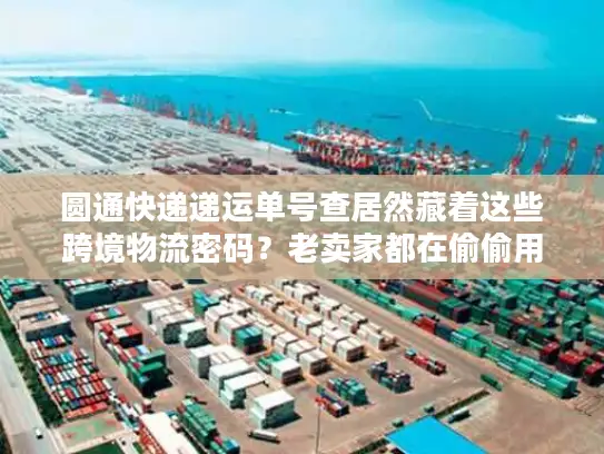 圆通快递递运单号查居然藏着这些跨境物流密码？老卖家都在偷偷用