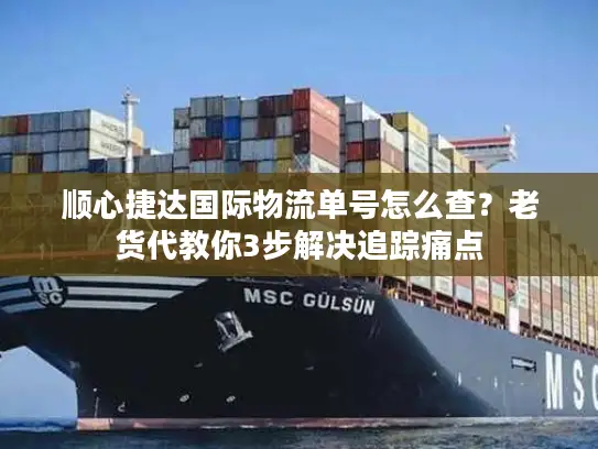 顺心捷达国际物流单号怎么查？老货代教你3步解决追踪痛点
