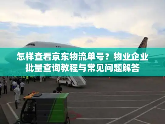 怎样查看京东物流单号？物业企业批量查询教程与常见问题解答