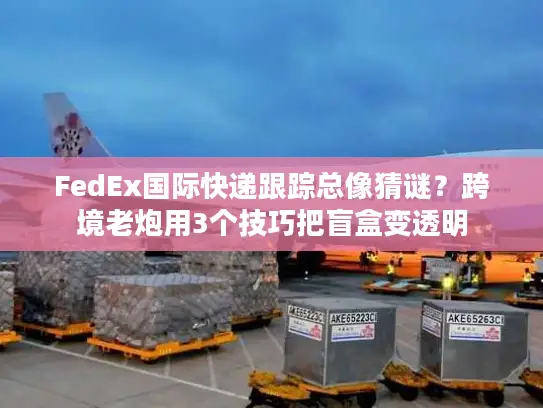 FedEx国际快递跟踪总像猜谜？跨境老炮用3个技巧把盲盒变透明