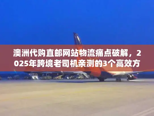 澳洲代购直邮网站物流痛点破解，2025年跨境老司机亲测的3个高效方案