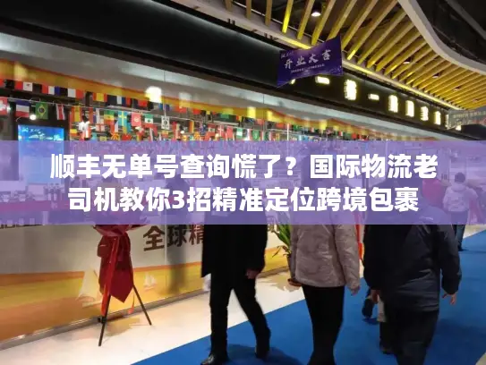 顺丰无单号查询慌了？国际物流老司机教你3招精准定位跨境包裹