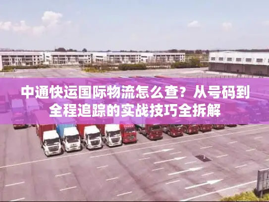 中通快运国际物流怎么查？从号码到全程追踪的实战技巧全拆解