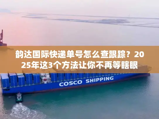 韵达国际快递单号怎么查跟踪？2025年这3个方法让你不再等瞎眼